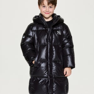 [MLB 키즈] 에어 데일리 글로시 롱 구스다운 NY (Black) 7ADJB1556