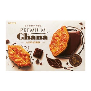 롯데 프리미엄 가나 쇼콜라 립파이 132g / 1개