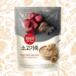CJ 비비고 햇반 소고기죽420g 외 14종