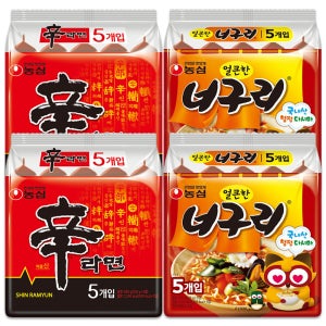 농심 신라면 10봉 + 너구리 10봉 (총20봉)