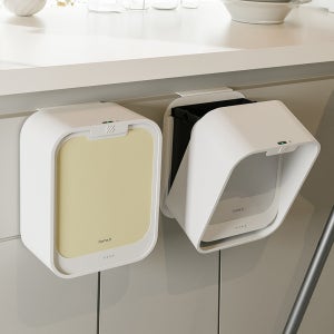 홈비 걸이형 센서 주방 휴지통 싱크대 쓰레기통 가정용 음식물쓰레기통