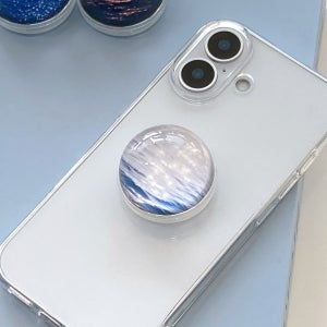 바다 윤슬 스마트그립 톡거치대 반구 핸드폰 커플 특이한 입체 스마트톡