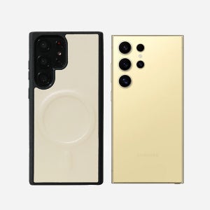 [리퍼브] 갤럭시s24플러스 맥세이프 범퍼 카드 케이스 마그네틱 크림 P85398