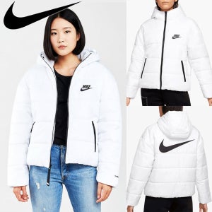 나이키 써마핏 리펠 여자 오버핏 크롭 푸퍼 숏패딩 자켓 DJ6996-100