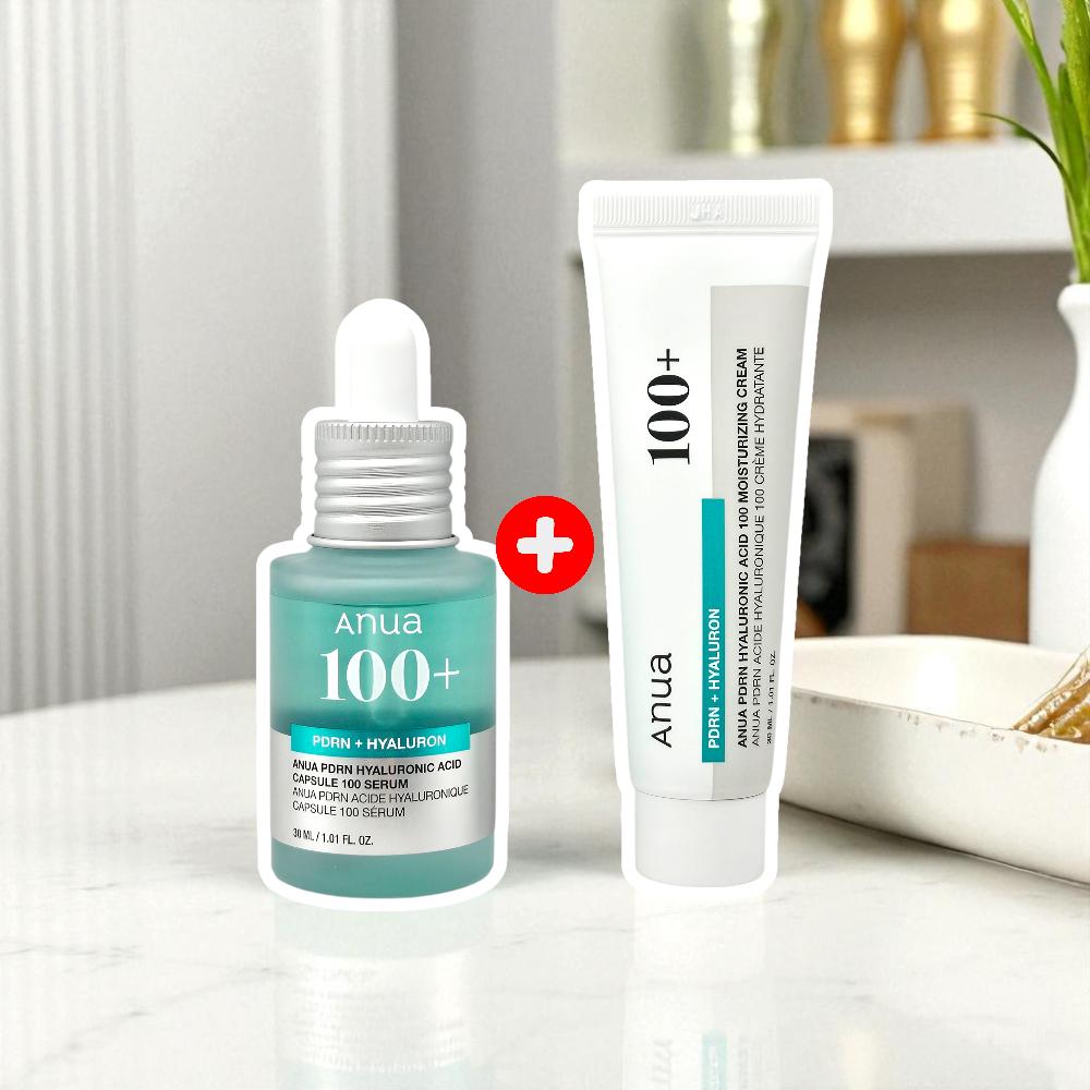 아누아 피디알엔 히알루론산 캡슐 100 세럼 30ml+크림 30ml