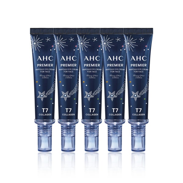 [10% 슈퍼적립] AHC 프리미어 앰플 아이크림 포페이스 허니글로우 40ml 5개