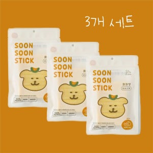 강아지 수제간식 순순스틱 보양식 반려견 대형견 노견 비건 생식 아이스크림 단호박, 70g, 3개