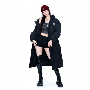 [MLB][카리나착용] 커브 롱패딩 (2 COLOR)