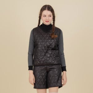 겨울 여성골프웨어세트 패딩 골프베스트 골프반바지 필드룩코디 여자골프복