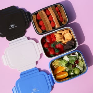 국내제조 도시락통 전자레인지 가능 컬러스텐용기 지켜텐 800ml 3컬러