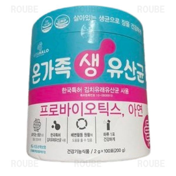 <b>비타할로</b> 온가족 생 유산균, 200g, 1개