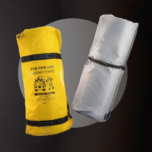 제이솔 차량용 소방포 6mx8m 소화포 초기화재진압 자동차 아파트주차장 전기차 화재대비