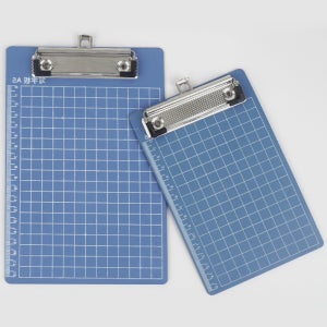 눈금자 클립보드 A6/A5 작업용 디자인 도안용 플라스틱 문서정리판