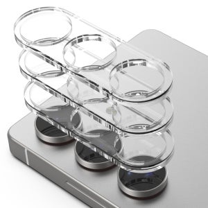 2.5D투명 카메라 렌즈 보호 풀커버 강화유리 필름 갤럭시S24 FE, 6매입