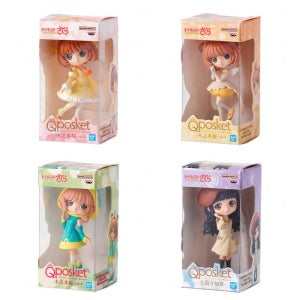 반다이 카드캡터 체리 사쿠라 큐포스켓 2탄 미니어처 일본 세트 가챠