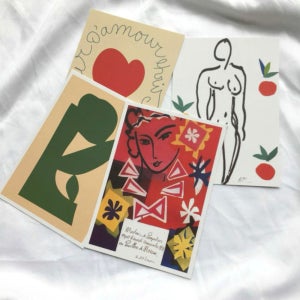 앙리마티스 Henri Matisse 인테리어 아트 명화 종이포스터 10.5cmx15cm