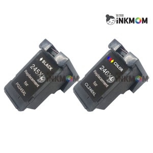 캐논 PIXMA IP2820 (병행수입 프린터) 검정 칼라 재생(호환)잉크 SET PG-245XL CL-246XL