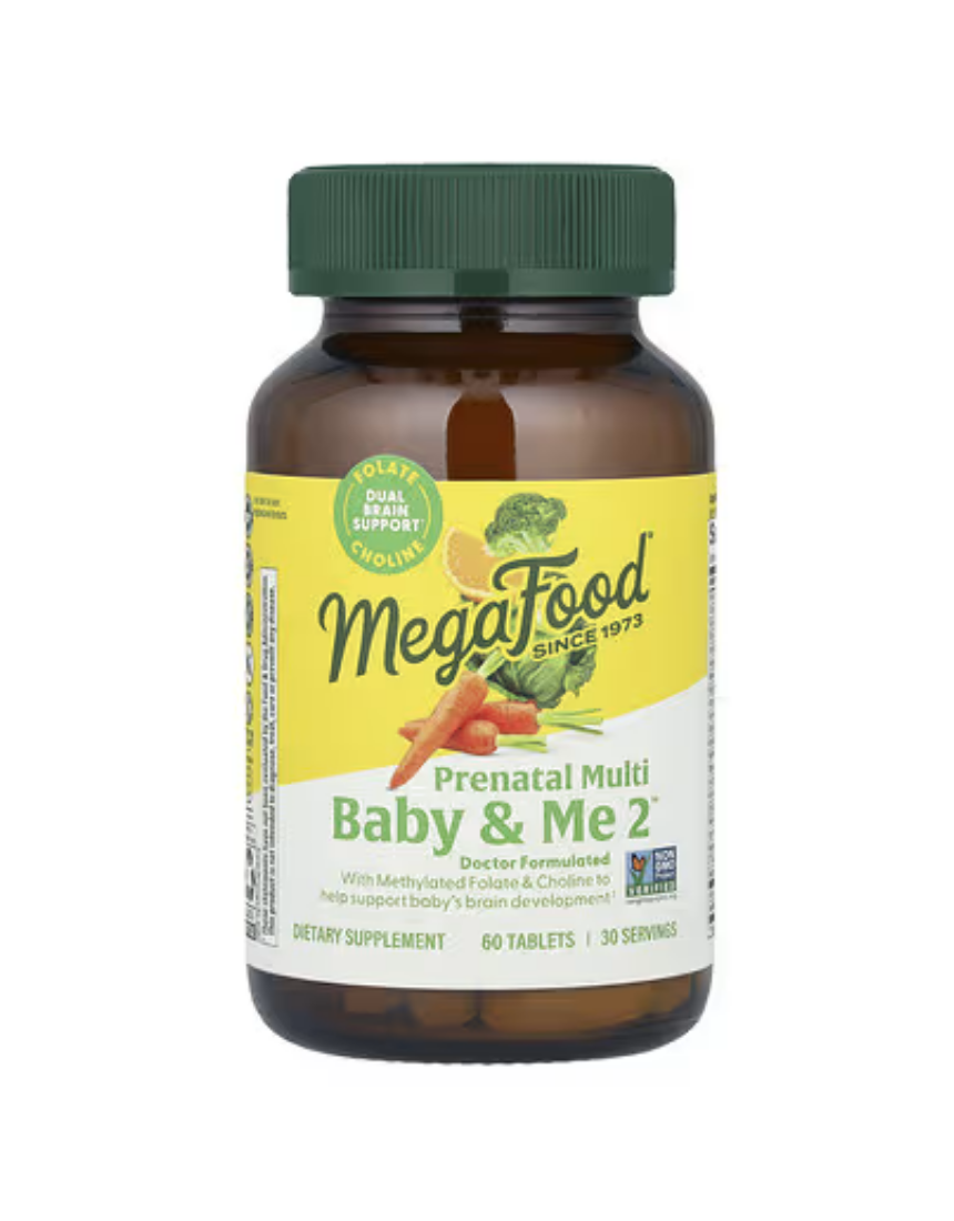 MegaFood Baby&amp;Me 2 프리네이탈 멀티 60정