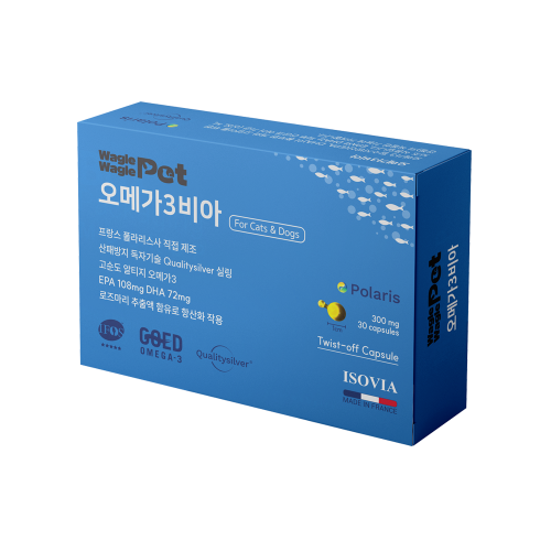 강아지 rTG<b>오메가</b>3 트위스트 캡슐 영양제