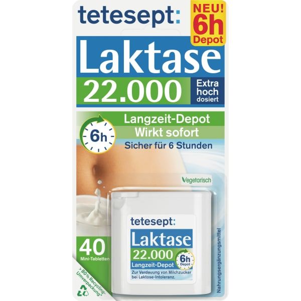 Tetesept 테테셉트 <b>락타아제</b> 22,000 (40st) 13.6g