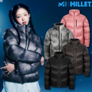 밀레 숏패딩 여성 구스다운 콜드제로 보온 아이브 레이 패딩 다운자켓 에베레스트 K2 한라산