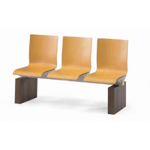 AKi-64 관람석 크라운A형 스크린골프 사무실용 3인 장의자(등받이있는)