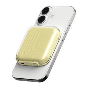 파로수 휴대용 맥세이프 미니 포켓형 5000mAh 고속충전 보조배터리 옐로우 5011WPB-MAG YL