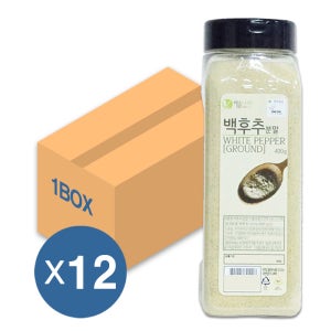이슬나라 백후추 분말 400g 12개입 1박스