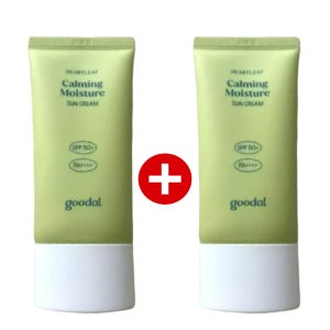 구달 맑은 어성초 진정 수분 선크림 SPF50+ PA++++ 50mL + 50mL