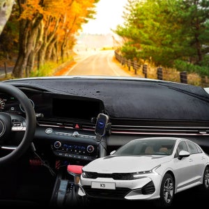 차바라기 기아 K5 DL3 페이스리프트 GK204 벨벳 대쉬보드 커버 자동차 차량용 논슬립 대시보드 덮개