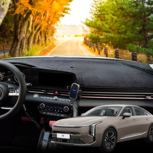 차바라기 더뉴 K8 페이스리프트 GK320 벨벳 대쉬보드 커버 자동차 차량용 논슬립 대시보드 덮개