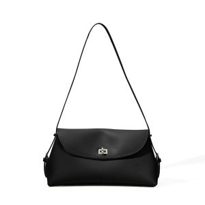 벨린느 아델백 라지 BLACK 천연가죽 호보백 숄더백