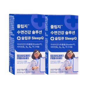 1+1 졸립지 수면건강 솔루션 아쉬아간다 30정, 2개