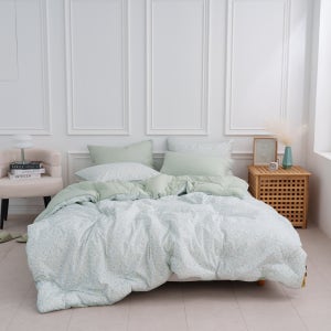 한이불 샤론 플라워 고밀도60수 모달100 대폭DTP 차렵이불 SS Q 2컬러