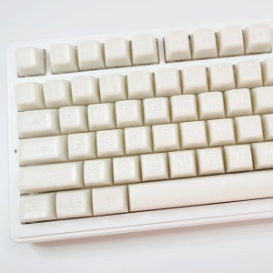 화이트 도자기 스타일 SA 키캡 PBT 161키 앨리스 텐키리스 풀배열 흰색 깔끔한 키캡