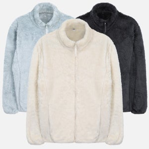 남자 후리스 집업 양털 자켓 빅사이즈 커플 남녀공용 플리스 보아털 겨울(U6WJ04)