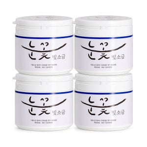 용융소금 1000도 미네랄소금 천일염 소금물 알칼리 융융 융용 소금 500g, 4개