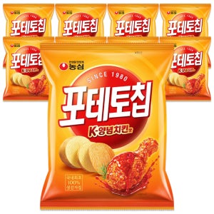 농심 포테토칩 K-양념치킨맛 50gx8개