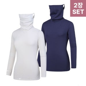 1+1 여성 겨울 마스크 골프티셔츠 긴팔 골프웨어 여성 골프이너웨어 (W6OPWT20)