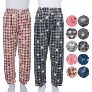 국산 수면바지 겨울 잠옷 바지 극세사 남성 실내복 여성 홈웨어 밍크 커플 파자마 빅사이즈