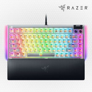 레이저코리아 블랙위도우 V4 75% 팬텀 화이트 에디션 게이밍 키보드