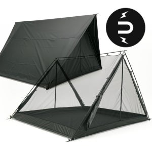 포레스트유 커넥터블 텐트 타프 메쉬망 도킹 블랙