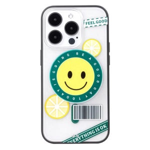 맥세이프 핸드그립 톡홀더 케이스 옐로우스마일, 아이폰14 프로