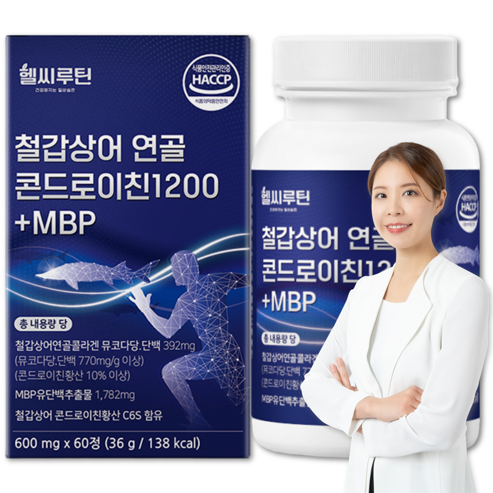 6형콘드로이친 철갑상어 콘드로이친 6형 콘도로이친 철갑상어 콘드로친 60정, 1개
