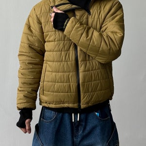 더블 넥지퍼 투웨이 경량패딩 (5color)