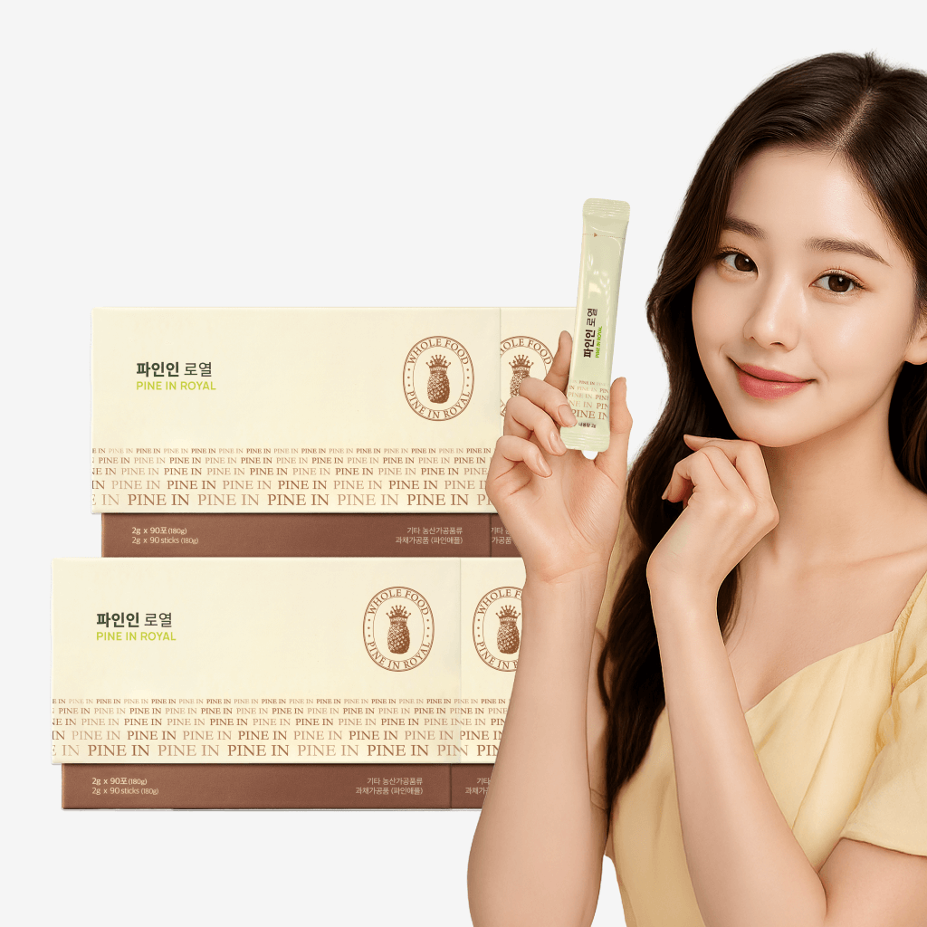 파인인 로열 브로멜라인 유기농 <b>소화</b> 효소 90포, 1개