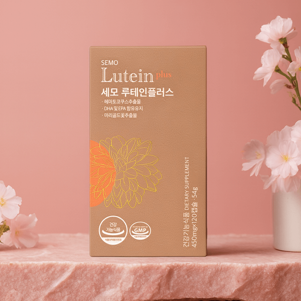 <b>세모 루테인</b> 지아잔틴 아스타잔틴 메리골드 눈영양제 120캡슐, 1개