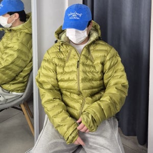후드 경량 패딩 점퍼