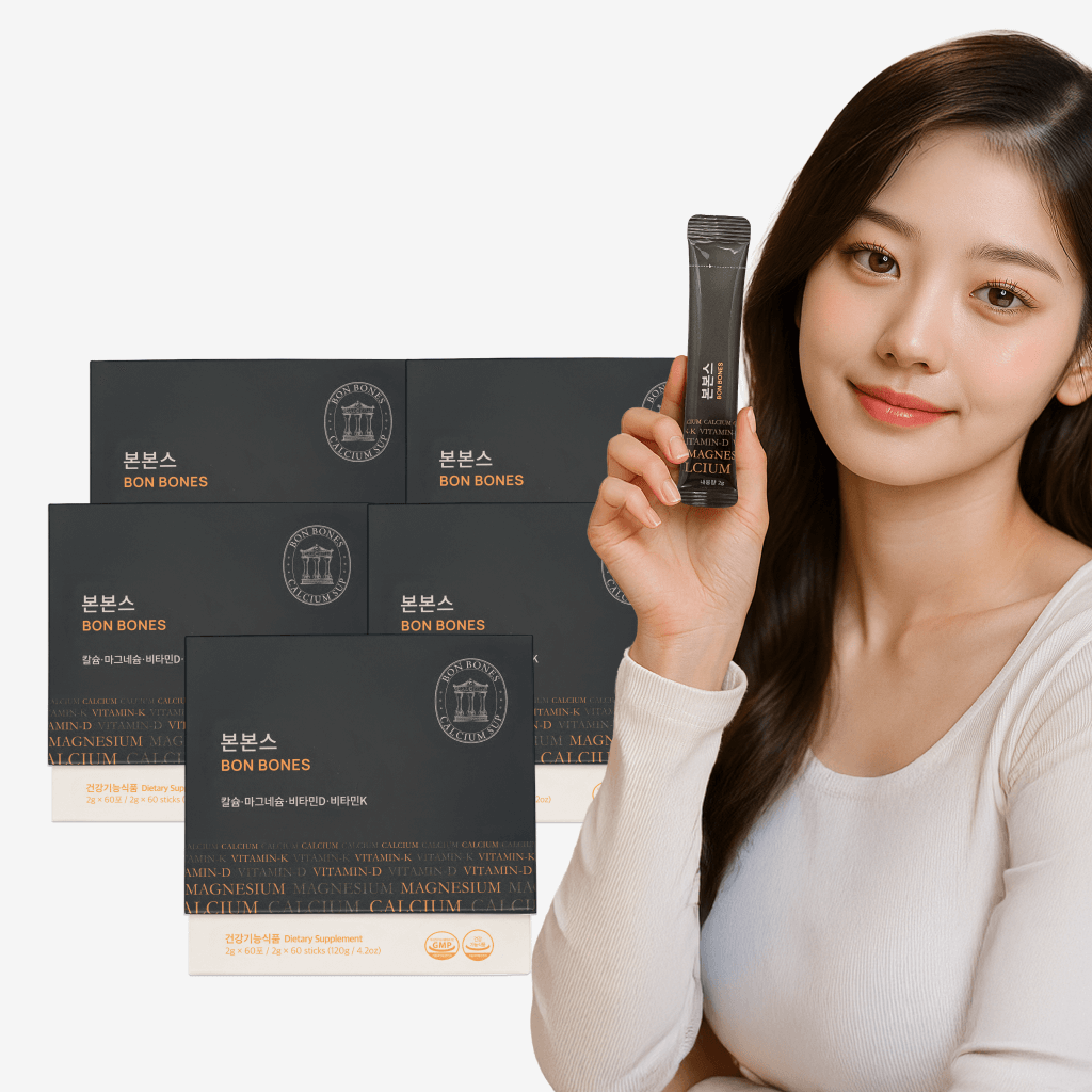 <b>세모</b> 본본스 칼슘 칼마디 마그네슘 임산부 골다공증 60포, 1개