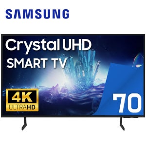 삼성 TV 70DU6900 크리스탈 UHD 4K 176cm(70인치) LED 스마트 티비 수도권 스탠드